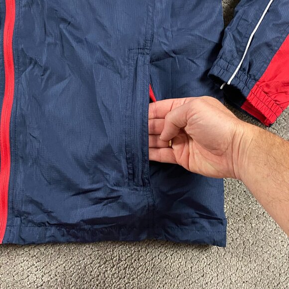 Boston Red Sox Windbreaker Jacket Men's Large Full Zip GIII G-III Carl Banks - Picture 3 of 9